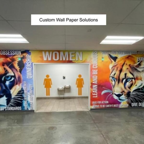 B. Custom Wallpaper Solutions & Custom Vinyl Graphics